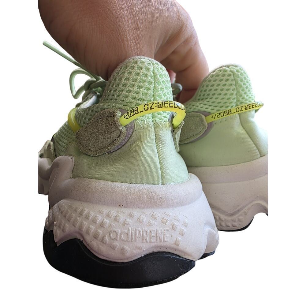 Adidas‎ Ozweego Glow Green Athletic Running Shoes Sneakers EE6466 Kids Size 3.5 - Picture 10 of 16